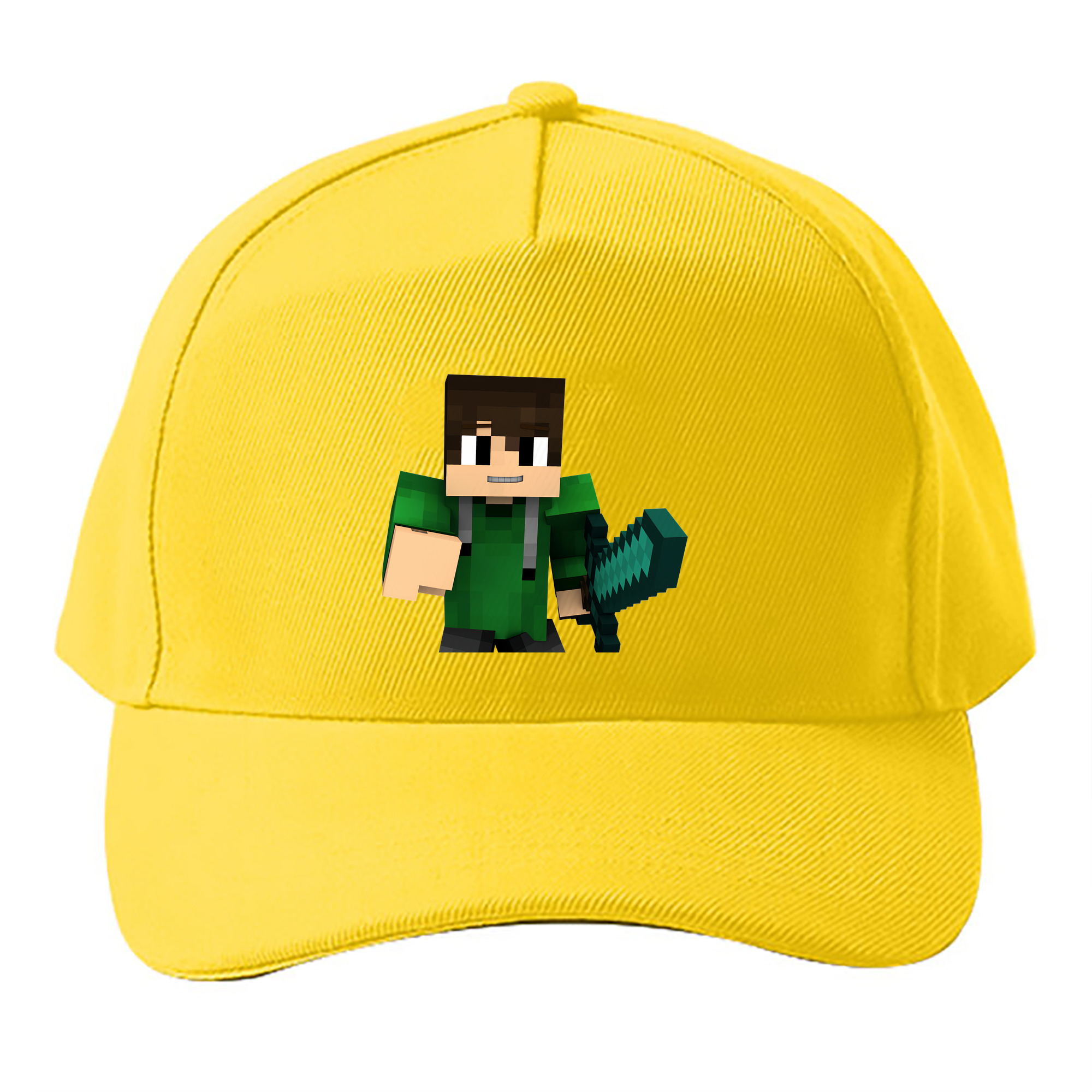 （画像用） マインクラフト ブロックの世界 Minecraft MC Block world ベースボールキャップ 綿100％ 男女兼用 帽子 スポーツ
